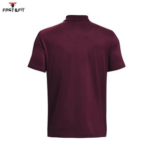 T-shirt personnalisable de haute qualité en polyester/coton tricoté respirant à col roulé et manches courtes 210 g/m² - Product Image 6