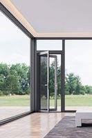 Porte blindée de style européen Prima pour les maisons Portes d'entrée extérieures Porte en aluminium moulé unique pour les maisons