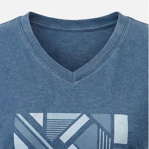 T-shirt en fibre de bambou écologique pour femmes, personnalisable, imprimé 3D, patchwork, design à carreaux, haut confortable et doux, couleur personnalisée - Product Image 4