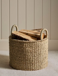Seagrass <b>Large</b> Round Tall <b>Storage</b> <b>Basket</b> Handmade <b>Storage</b> <b>Basket</b> Wholesale eco-friendly Made in Vietnam - Product Image 4