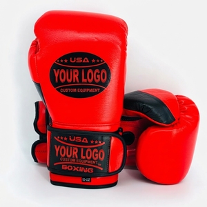 Guantes de Boxeo Profesionales Personalizados al por Mayor para Entrenamiento y Combate Profesional, Diseño con Correa - Product Image 6