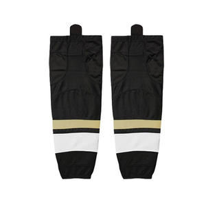 Chaussettes de hockey d'été personnalisées blanches respirantes et durables en coton, pour jeunes joueurs de hockey sur glace, avec logo sur le dessous - Product Image 1