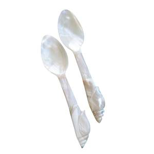 Cucharas de Nácar Ecológicas de Estilo Lujoso para Postre, Caviar, Fiestas y Bodas, Venta al Por Mayor, Se Acepta Logotipo Personalizado - Product Image 1