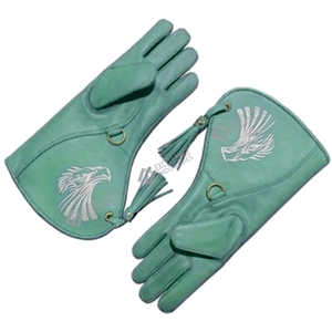Guantes de Cetrería Falcon 2026, Guantes de Cuero Personalizados de Alta Calidad para el Crianzamiento de Halcones y la Manipulación de Aves - Product Image 2
