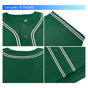 เสื้อเบสบอลพรีเมียมสำหรับนักกีฬา ผลิตจากผ้าโพลีเอสเตอร์เทคนิคอล น้ำหนักเบา ดีไซน์แขนเสื้อแบบแร็กแลนเพื่อการเคลื่อนไหวได้อย่างอิสระ - Product Image 4