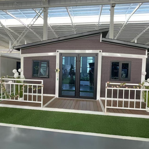 บ้านไม้พับได้40ft ขยายได้ห้องชุดทำจากไม้การประชุมเชิงปฏิบัติการห้องน้ำบ้านสำนักงานโรงแรมวิลล่า - Product Image 3