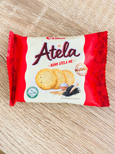 ขนมงาอบกรอบ ATELA 228 กรัม บิสกิตกลมหวานกรอบ ผู้ผลิต ODM จากเวียดนาม |   แจกตัวอย่างฟรี - Product Image 2