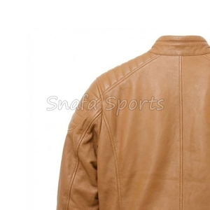 Dernière conception 2026 – Blousons en cuir pour hommes avec services OEM, poches zippées personnalisées - Product Image 6