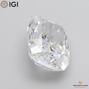 เพชรทรงคุชชั่นเจียระไน VS1 ความสะอาดระดับ E สี E น้ำหนัก 2.50 กะรัต เพชร CVD ผลิตในห้องปฏิบัติการ พร้อมใบรับรอง IGI สำหรับคอลเลกชันเครื่องประดับชั้นสูง - Product Image 3
