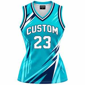 Uniforme de Baloncesto Personalizado para Mujer, 100% Poliéster, Antibacterial, de Secado Rápido, Transpirable, Calidad Premium - Product Image 1