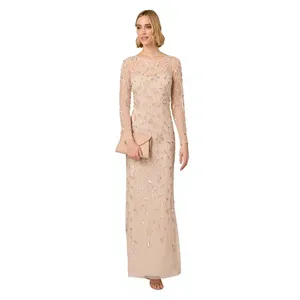 Beaded Embroidery Floral Trumpet Mermaid V-neck Sleeveless Built-in Bra Wedding <b>Princess</b> Sexy Evening <b>Dress</b> <b>Prom</b> Customized - Product Image 5
