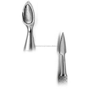 World Precision Surgical WPS-DWC-214 Instrumento de acero inoxidable de doble punta para tallar cera en laboratorios dentales, ergonómico y estriado para cirugía - Product Image 3