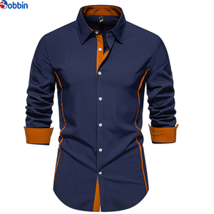 Camisa Casual de Manga Larga para Hombre, Verano, OEM, Cómoda, Transpirable, Clásica, Precio Top - Product Image 1