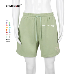 กางเกงขาสั้นจ็อกเกอร์ผ้าฝ้ายออร์แกนิคหนานุ่ม ระบายอากาศได้ดี สวมใส่สบาย มีเชือกผูกเอว แบบเรียบง่าย แห้งเร็ว เป็นมิตรกับสิ่งแวดล้อม สำหรับผู้ชาย ขายส่ง - Product Image 3