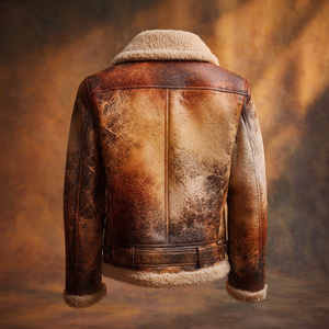 เสื้อแจ็คเก็ตหนังขนสัตว์คุณภาพสูงระดับหรู - Product Image 6