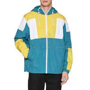 เสื้อแจ็คเก็ตกันน้ำสำหรับผู้ชาย ผลิตจากโพลีเอสเตอร์ 100% ดีไซน์ใหม่ ขายส่ง รับออกแบบโลโก้ เสื้อแจ็คเก็ตกันลมสำหรับผู้ชาย - Product Image 5