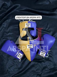 Juego de Boxeo Profesional de Primera Calidad, Estilo Ganador, Fabricado en Fábrica, Cuero Vacuno, 2 Colores, Juego de Sparring de Boxeo - Product Image 6