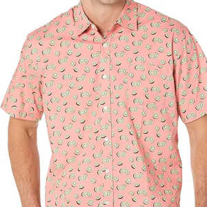 Nouvelle chemise hawaïenne en flanelle pour homme, avec logo/couleurs personnalisées, anti-plis, respirante, qualité supérieure - Product Image 6