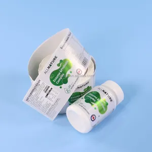 Etiquetas Adhesivas Transparentes de Vinilo Blanco para Botellas de Vino, Cerveza y Bebidas con Impresión UV - Product Image 4
