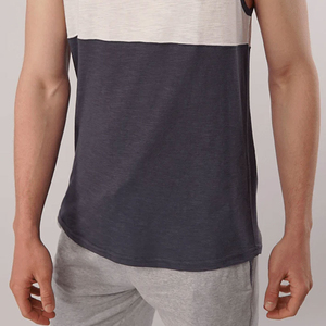 เสื้อกล้ามระบายอากาศแขนกุดสำหรับผู้ชายเสื้อกล้ามสำหรับเล่นฟิตเนสออกกำลังกายเล่นยิมออกแบบได้ตามต้องการ - Product Image 3