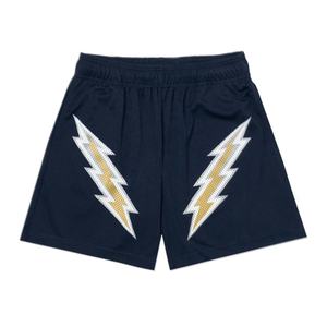 Shorts d'été personnalisés avec logo, en maille unie par sublimation, décontractés, pour la plage, la course, le sport, séchage rapide, respirants, avec taille élastique pour hommes - Product Image 4