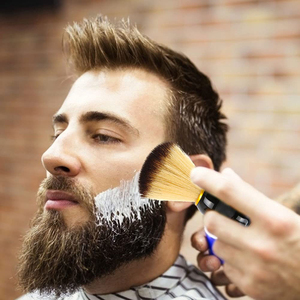 Brocha de afeitar para hombre, la mejor brocha de afeitar de nailon sintético, para uso en salones de belleza, brocha para crema de afeitar para profesionales - Product Image 5