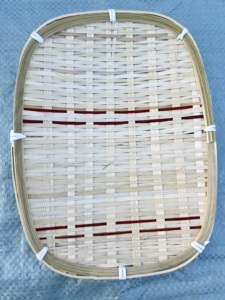 Handmade Bamboo Trays Set 4pcs 23cm Round Oval Rectangular Natural Finish for Nuts Snacks Tea & Pastries OEM/ODM from Vietnam - Product Image 5