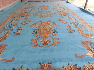 Alfombra Elegante Hecha a Mano, Alfombra de Lana Roja Suave y Duradera, Perfecta para Sala de Estar, Dormitorio, Decoración del Hogar - Product Image 5