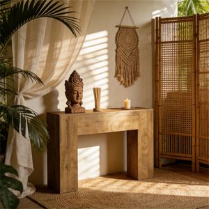 Tavolo Consolle Rettangolare per Divano, Tavolo da Ingresso Funzionale ed Elegante - Product Image 4