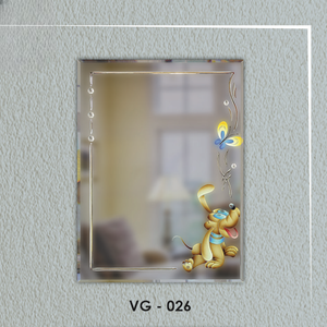 Espejo de Diseño con Ranura en V, un Adorno Encantador para Cualquier Habitación Infantil o Sala de Juegos - Product Image 2