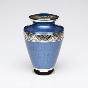 Urne funéraire artisanale en laiton massif pour cendres humaines avec couvercle, design personnalisé, urne commémorative pour cendres humaines - Product Image 2
