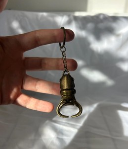 Décapsuleur porte-clés en métal, décapsuleur de bière portable en forme de scarabée antique, accessoires de bar, cadeau - Product Image 4