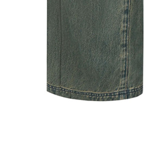 Pantalon large décontracté en sergé délavé pour homme LAMA INDUSTRIES avec fermeture éclair, taille élastique et poches latérales – Collection Printemps - Product Image 2