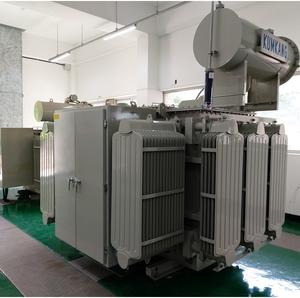 Transformador Trifásico Sumergido en Aceite, Montado en Plataforma, 50/60Hz, Fabricado en Corea, OEM ODM Kumkang 3000/3360kVA/13800D/480Y/277VPos. LBOR - Product Image 1