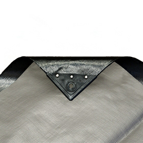 Lona Azul Lisa Tejida Impermeable Anti-UV Ecológica Resistente al Viento de Peso Medio para Uso en Exteriores, Cubierta de Tela Plegable de Material PE - Product Image 5