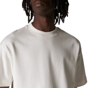 Camiseta de algodón extragrande de manga corta con cuello redondo para hombre, lisa, informal, al por mayor, OEM - Product Image 3