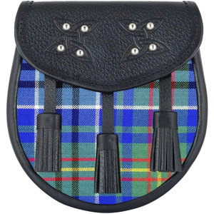 Sporran écossais fait main en cuir véritable de qualité supérieure, motif tartan traditionnel, accessoires de tenue formelle des Highlands 2026 - Product Image 1