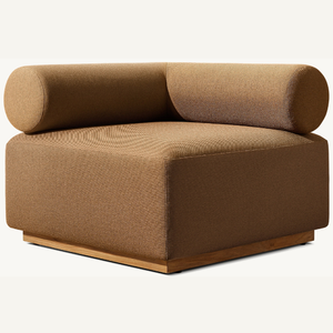 Single <b>sofa</b> made of teak wood with soft and durable cushions for outdoor or indoor use, good quality - Product Image 3