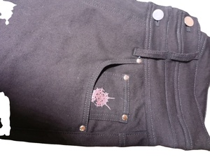 กางเกงยีนส์ทรงสลิมฟิตสีดำสไตล์วินเทจ Y2K ฮิปฮอป ผ้าเดนิมยืดหยุ่น ขาบาน สำหรับผู้ชาย  ผ้าเดนิมสั่งทำพิเศษ - Product Image 5