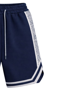 Shorts de basket-ball bleu marine pour hommes, respirants, à séchage rapide, pour le sport, la gym, l'entraînement, la course à pied, athlétiques, taille élastique, fabricant OEM - Product Image 2