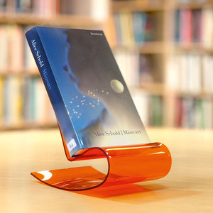 2025 Factory Price Modern Wavy Shaped Acrylic Glass <b>Shelf</b> for Book Display Stand Organizer Customizable Size Color for Home - Product Image 5