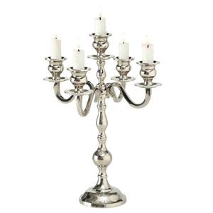 Candelabro Artesanal de Alta Calidad para Decoración del Hogar, Diseño Duradero, Portavelas Cónicas Doradas Brillantes - Product Image 2