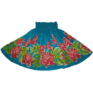 Falda Maxi Hawaiana Bordada con Flores para Mujer, Estilo Tropical, Ligera y Fluida, Ideal para Vacaciones en la Playa - Product Image 5