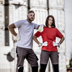 T-shirt en coton rouge 7005 Motion Tex Light – T-shirt décontracté respirant, léger et doux de qualité supérieure - Product Image 3