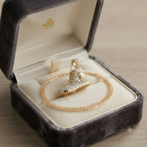 Trendy 925 <b>Solid</b> Silver <b>Gold</b> Plated Custom Iced Sneaker Inspired Statement Necklace with Moissanite <b>Pendants</b> Charms Jewelry Gift - Product Image 5