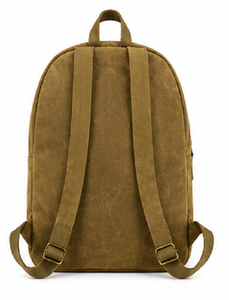 Premium Genuine <b>Leather</b> <b>Laptop</b> <b>Backpack</b> Zipper Portable Lightweight Unisex Design for Travel Daily Use Durable Eco-Friendly - Product Image 3