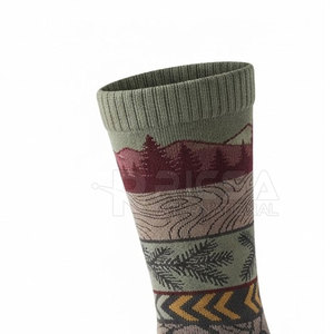 Chaussettes de chasse pour hommes, anti-humidité, rembourrées, décontractées, avec soutien de la voûte plantaire, écologiques, en Spandex/Nylon, pour la randonnée, la pêche et le camping - Product Image 6