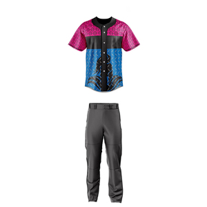 Tenue de sport uniforme de baseball 2026 à manches courtes respirant grande taille imprimé personnalisable nouveau style - Product Image 3