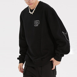 Sweat à capuche surdimensionné pour homme de haute qualité en coton épais et lourd, tissu éponge, streetwear personnalisé - Product Image 1