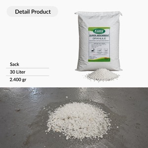 Granulés Absorbants Industriels Premium pour Huiles et Liquides Chimiques, Écologiques à Base de Silice, Absorption 9-11x, 30 Litres SABER - Product Image 2